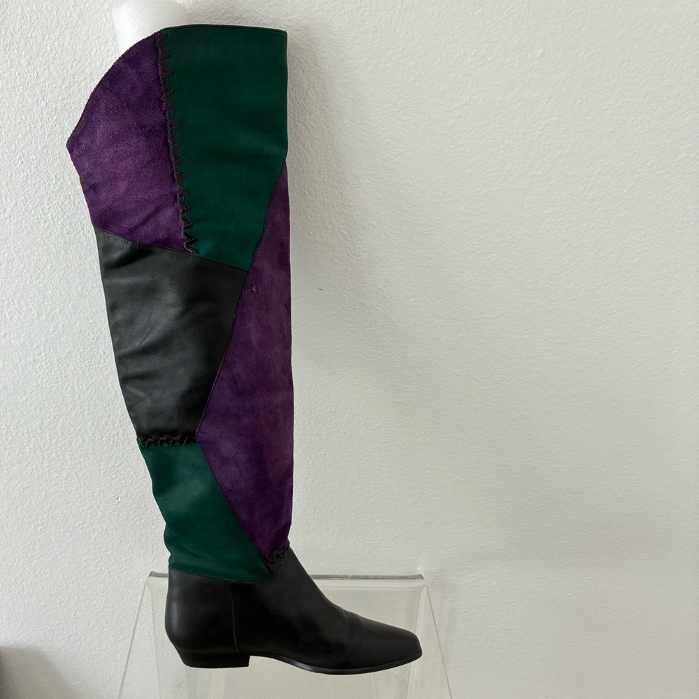 Vintage 80s Over the Knee Boots - Picture 10 of 15